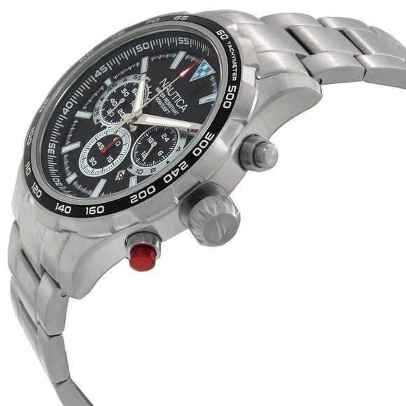 NWT Nautica Fashion Men's Quartz Steel Authentic Watch - Picture 2 of 3